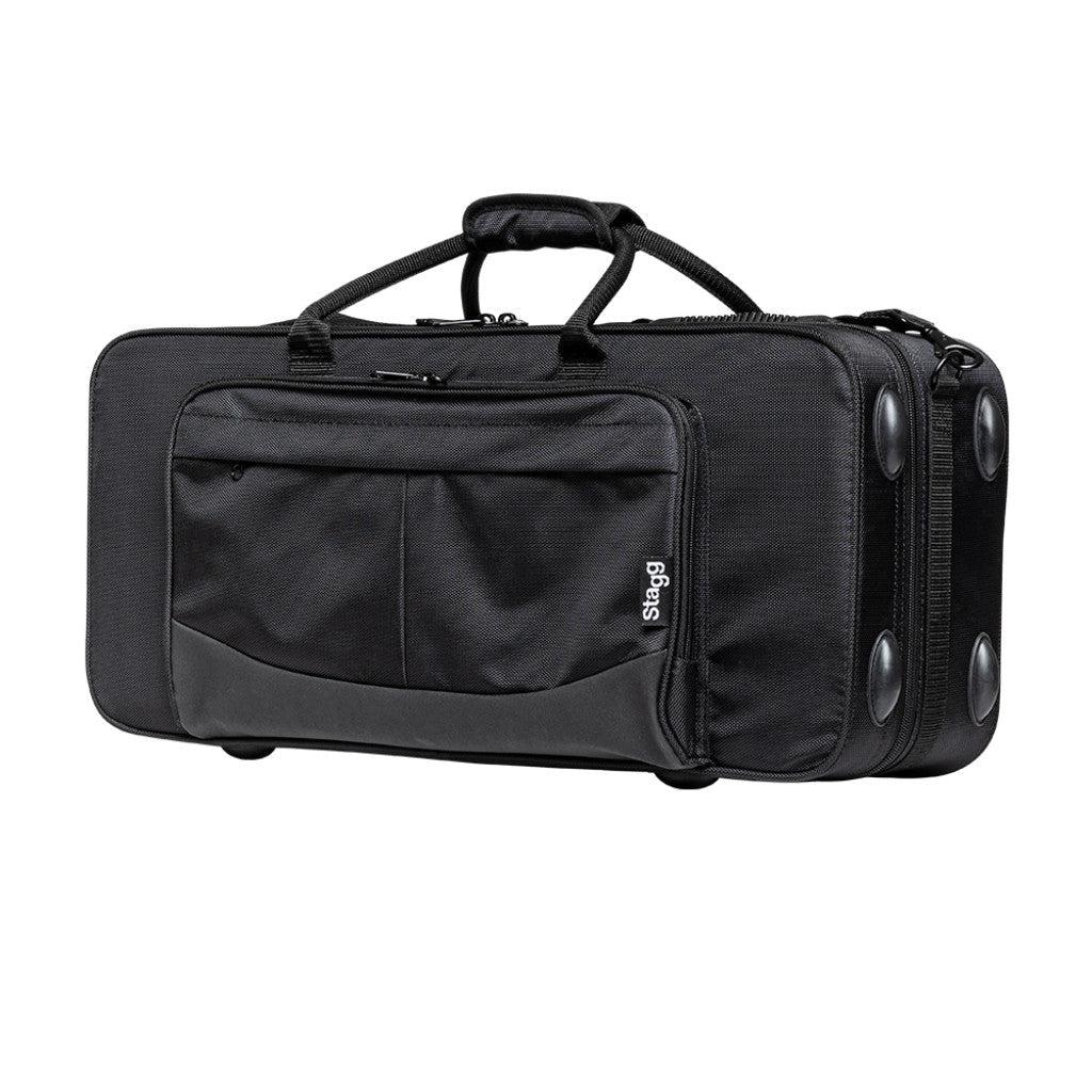 Stagg lightweight case for all saxophones, black