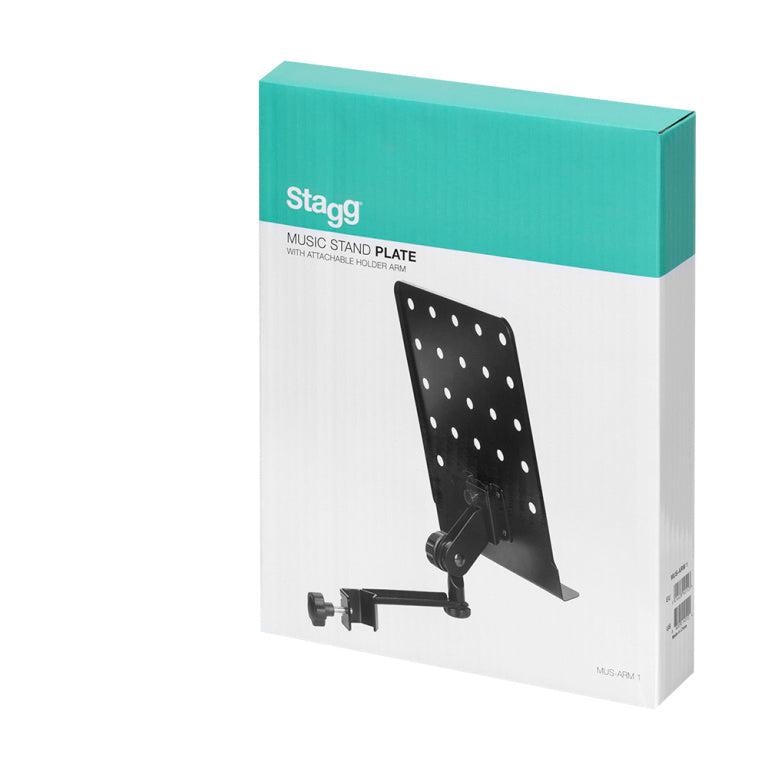 Stagg lille nodeplade med stativ monteringsbeslag
