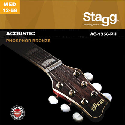 Stagg phosphor bronze sæt 13-56
