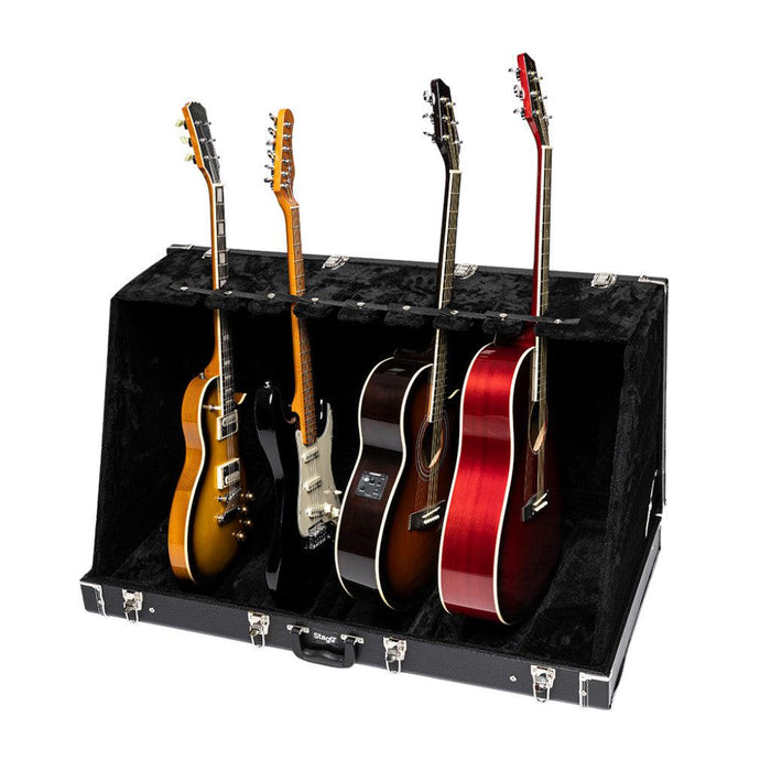 Stagg stativ kasse til 8 elektriske eller 4 akustiske guitarer
