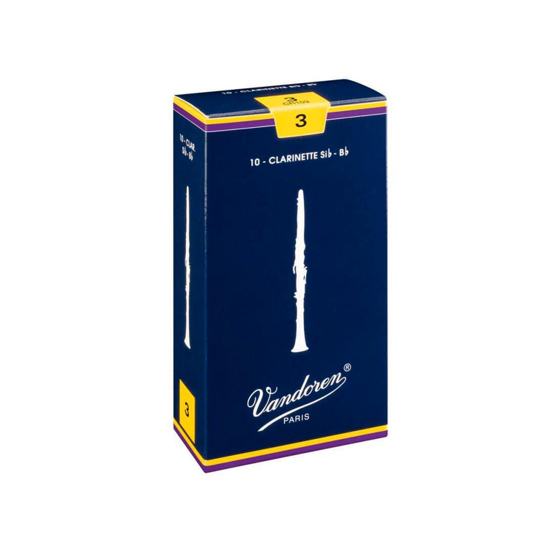 Vandoren Traditional Bb Klarinet blade pk. a 10 stk. - BORG SOUND
